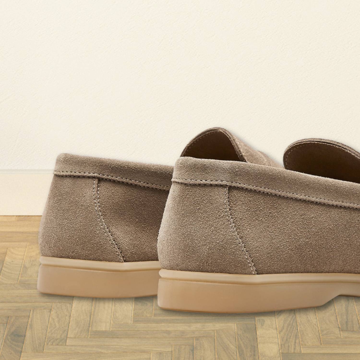 Klassiska Old Money Faux Läder Loafers för Män med Halkfria Sula | Geraldo