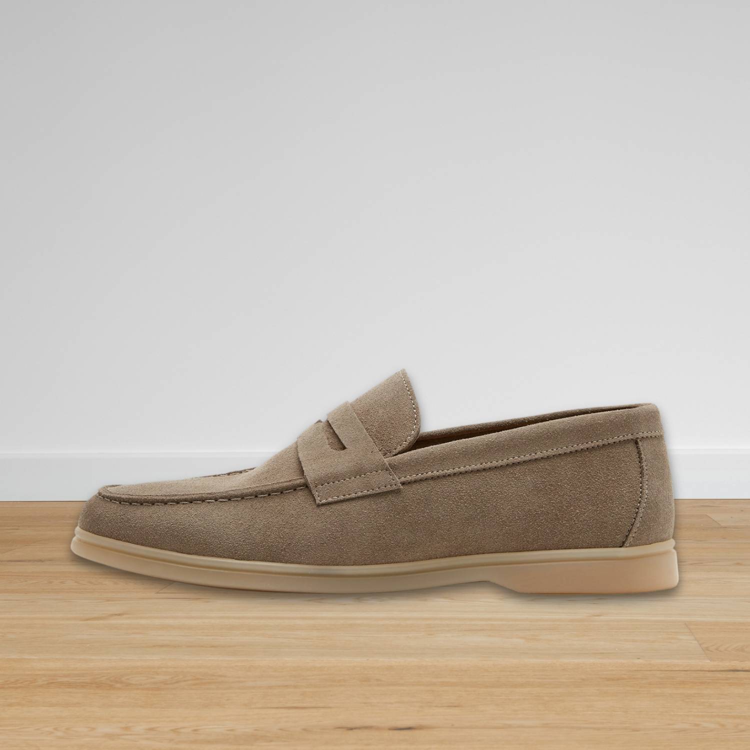 Klassiska Old Money Faux Läder Loafers för Män med Halkfria Sula | Geraldo