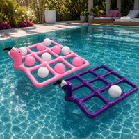 Flamingo badmadrass med poolspel | Flaminga