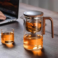 Tekanna i glas med infuser | Klarbrygg