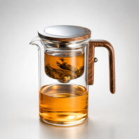 Tekanna i glas med infuser | Klarbrygg