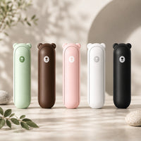 Hopfällbar handfläkt med powerbank | Svalkraft