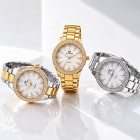 Klocka dam | Urklocka 36 mm | Armbandsur | Silverur