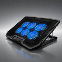 Laptopställ met kylplatta | Laptop cooling pad och stativ | Froststöd