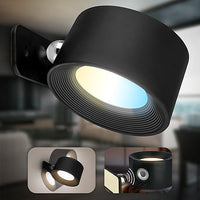 LED vägglampa med rörelsesensor | Uppladdningsbar nattlampa | Skymvakt