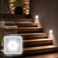 LED vegglamper med bevegelsessensor 3-pakning | Skymlyse