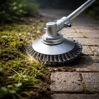Ogräsrensare och ogräsborste för trimmer | Stålborste trimmerhuvud | Rotbor