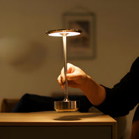 Uppladdningsbar bordslampa med touch för vardagsrum och sovrum | Ljusnora