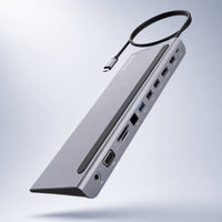 USB-C Dockningsstation 11-i-1 | Portvalv