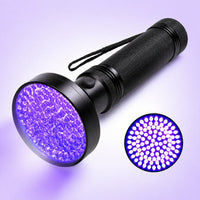 UV-lommelykt med 100 LED-er | Spårglimt