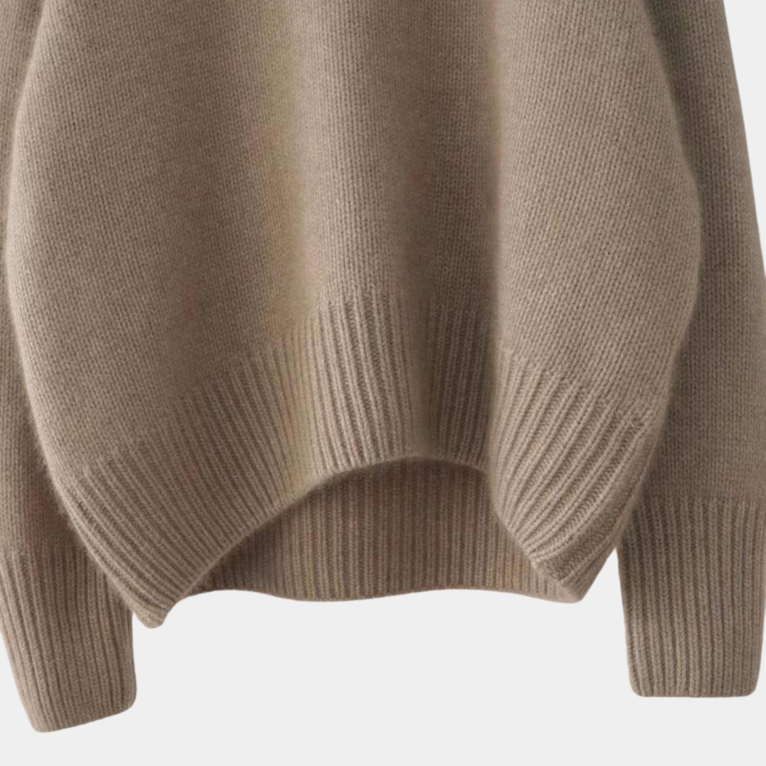 Kvinnors Lösa Turtleneck Tröja